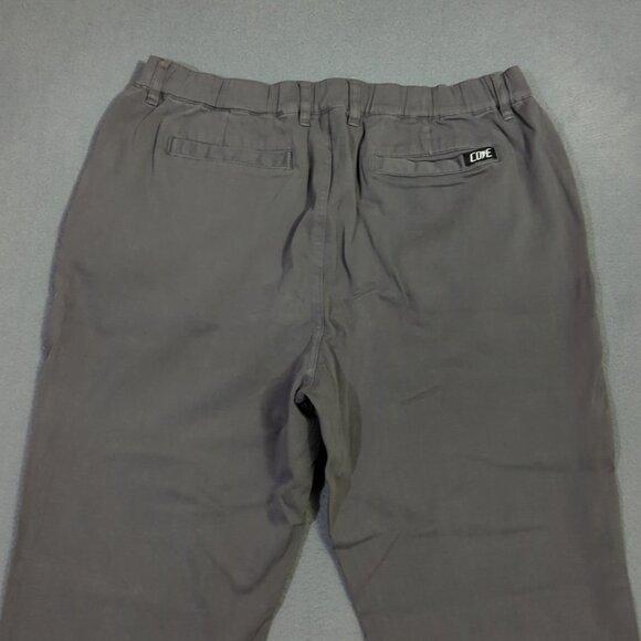 Cove USA Pants Men's 38 Gray Chino Pants Stretch Elastic Waist Casual - Picture 3 of 11
